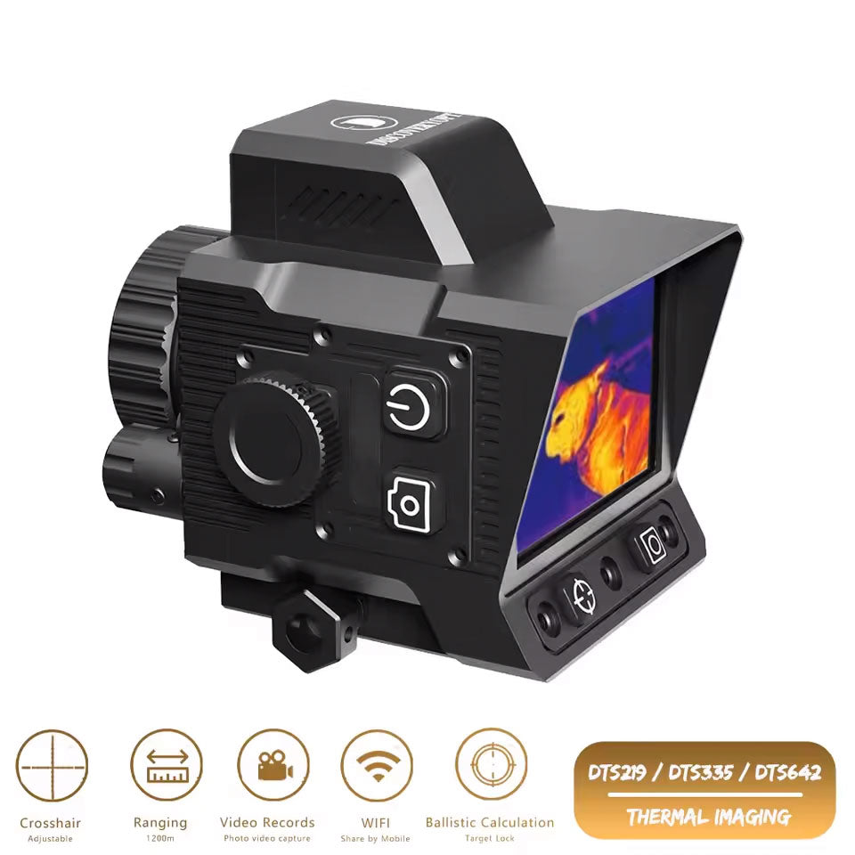 Monocular Tactical Reticle Thermal Imaging 4 Pseudo-Color Clip-on Thermal
