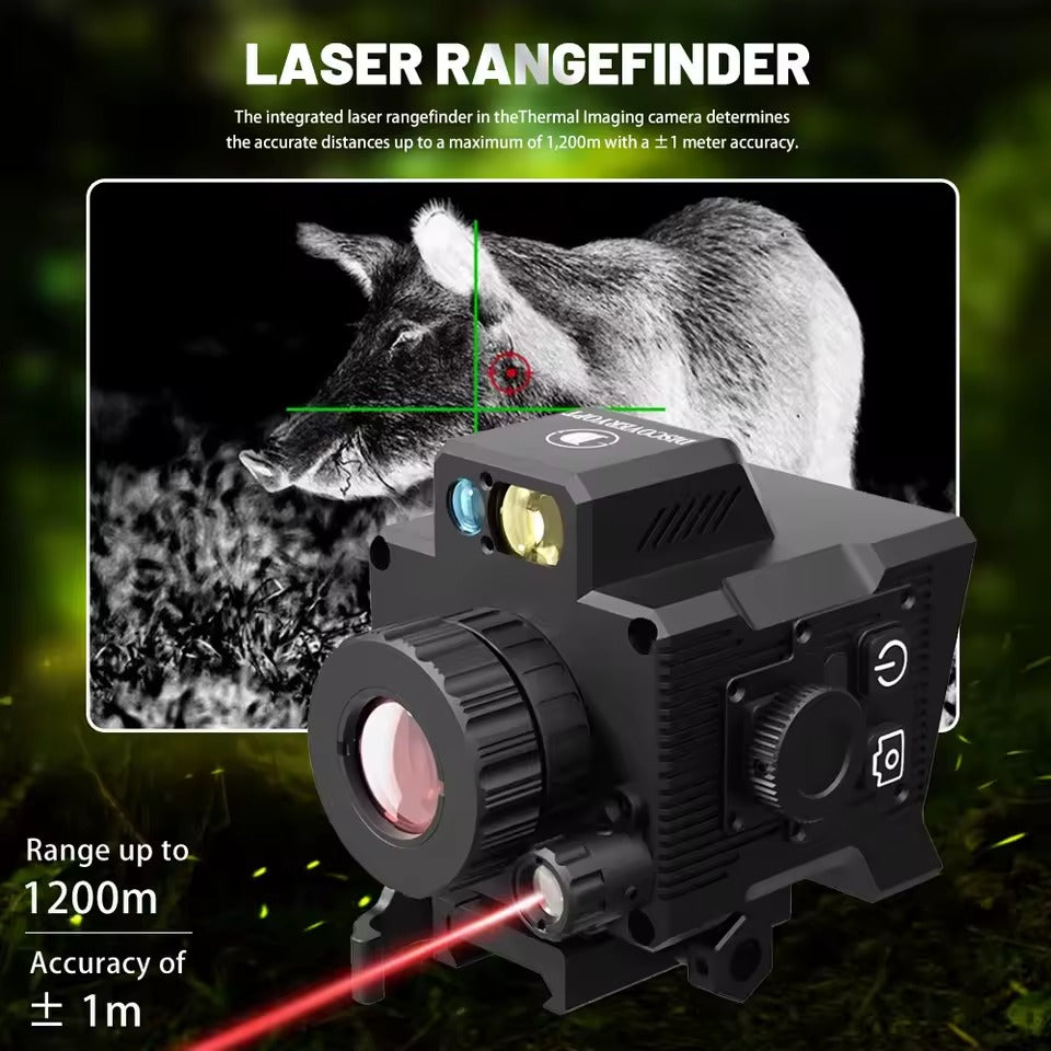 Monocular Tactical Reticle Thermal Imaging 4 Pseudo-Color Clip-on Thermal