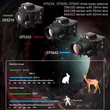 Monocular Tactical Reticle Thermal Imaging 4 Pseudo-Color Clip-on Thermal